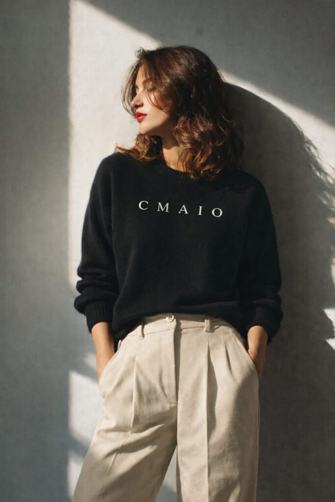 relaxed fit oversized sweatshirt (dark version)