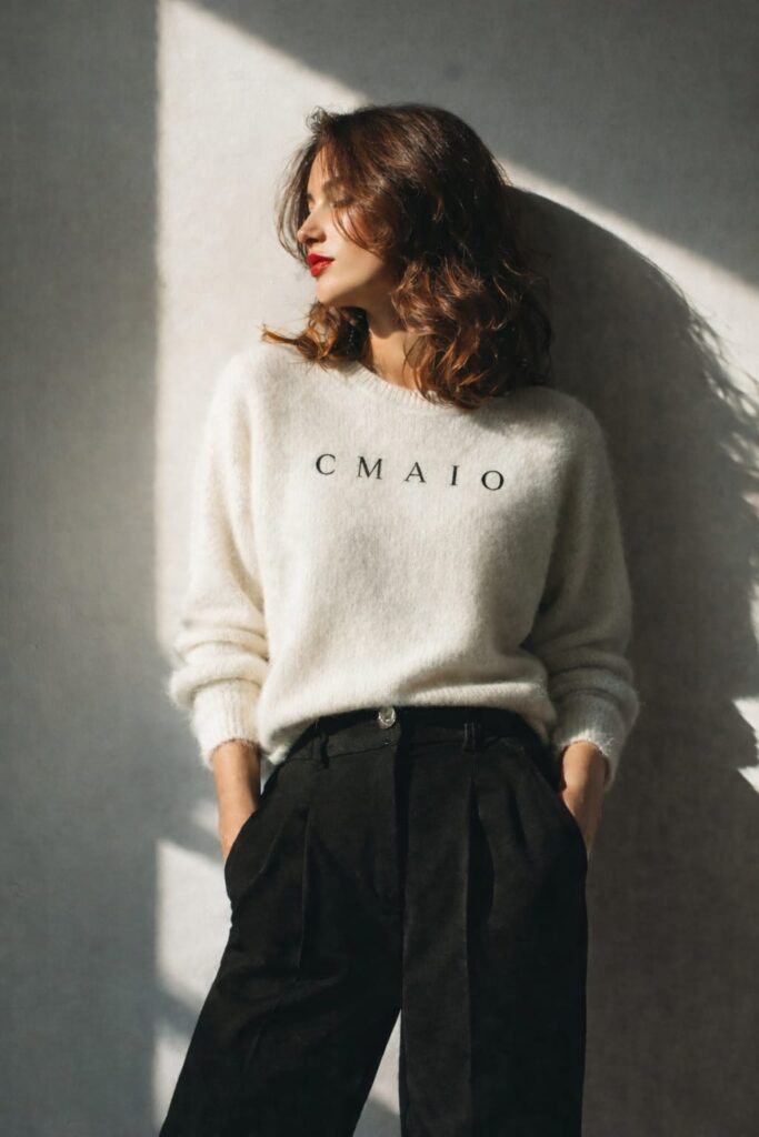 relaxed fit oversized sweatshirt (dark version)